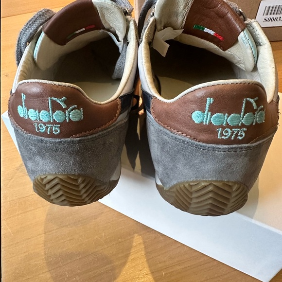 Diadora Heritage Equipe Ita Fair Aqua Made In Italy Vintage - Picture 3 of 5